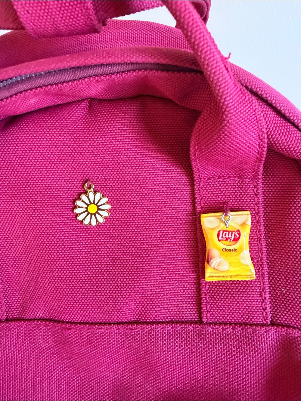 MOTHER Lucky Charms Mini Backpack in Maroon - Picture 4 of 10